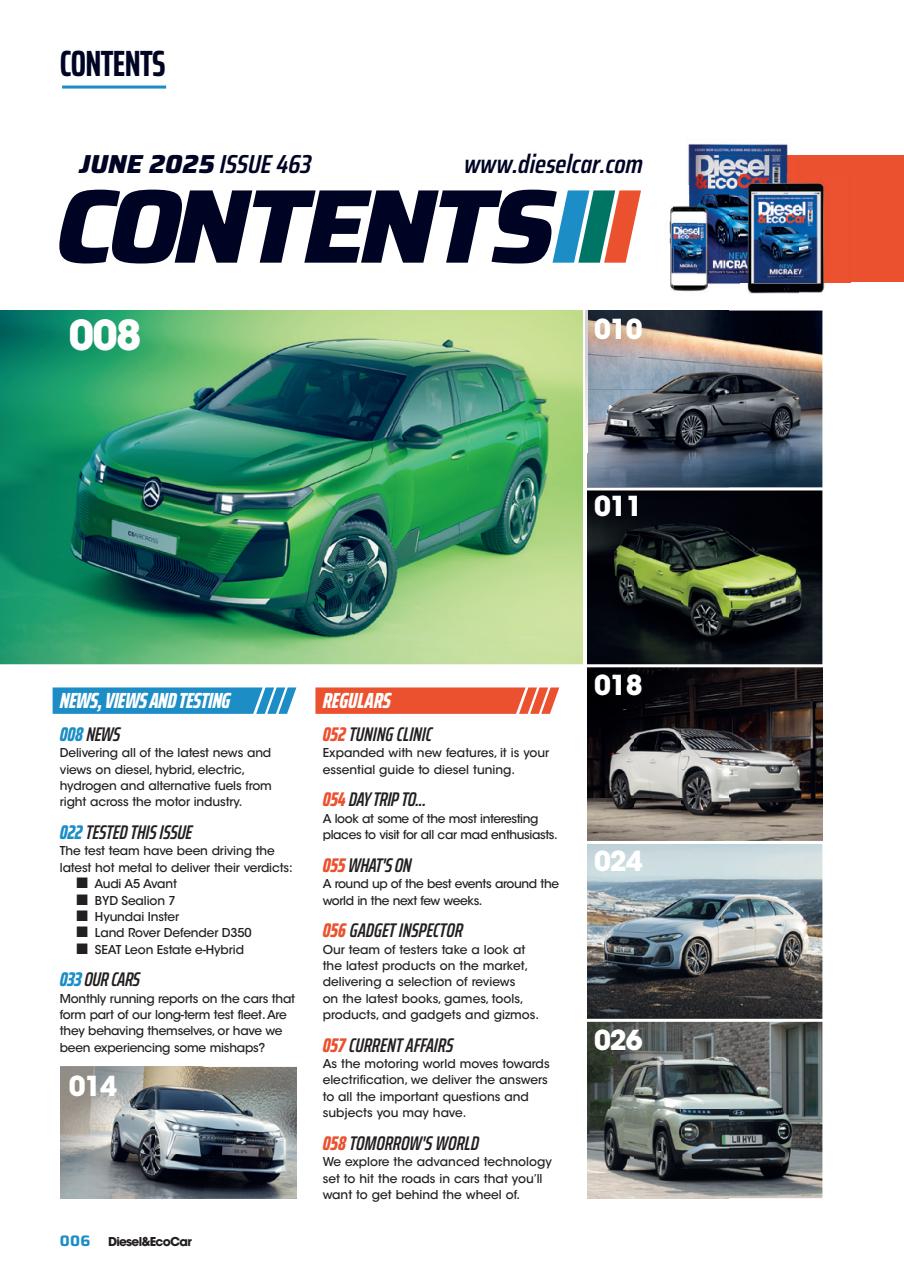 Diesel&EcoCar Magazine Preview Pages