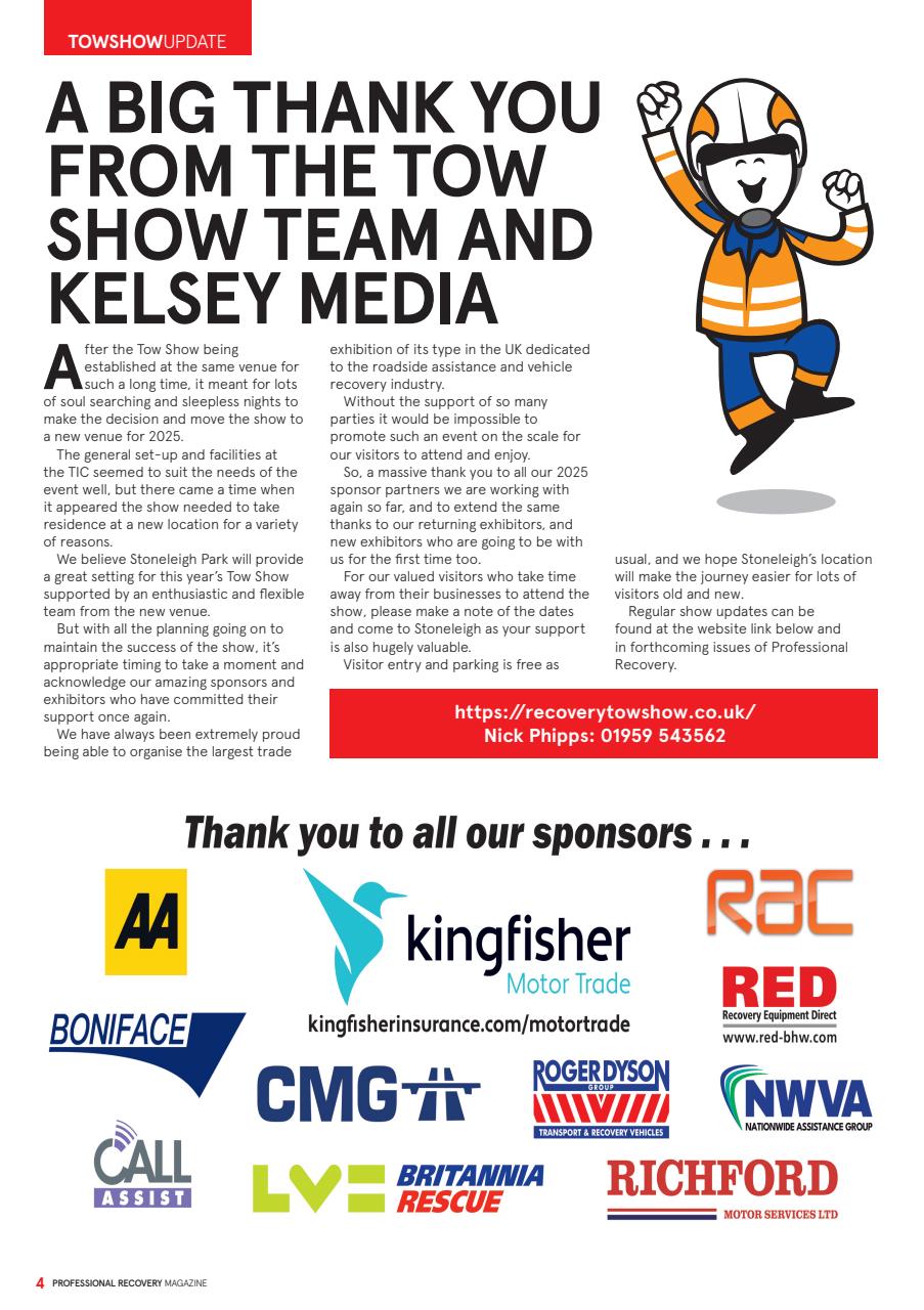 Professional Recovery Magazine Preview Pages