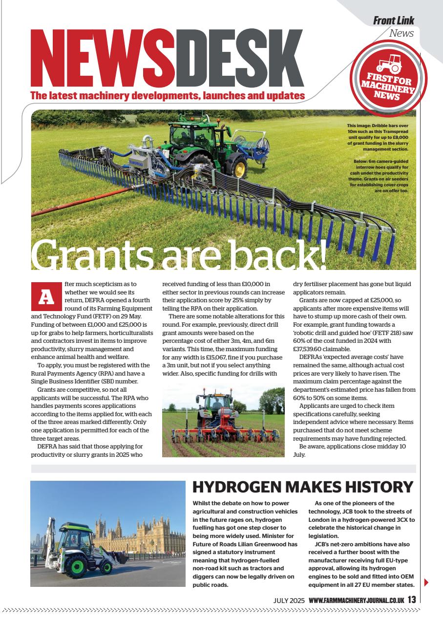Farm Machinery Journal Preview Pages