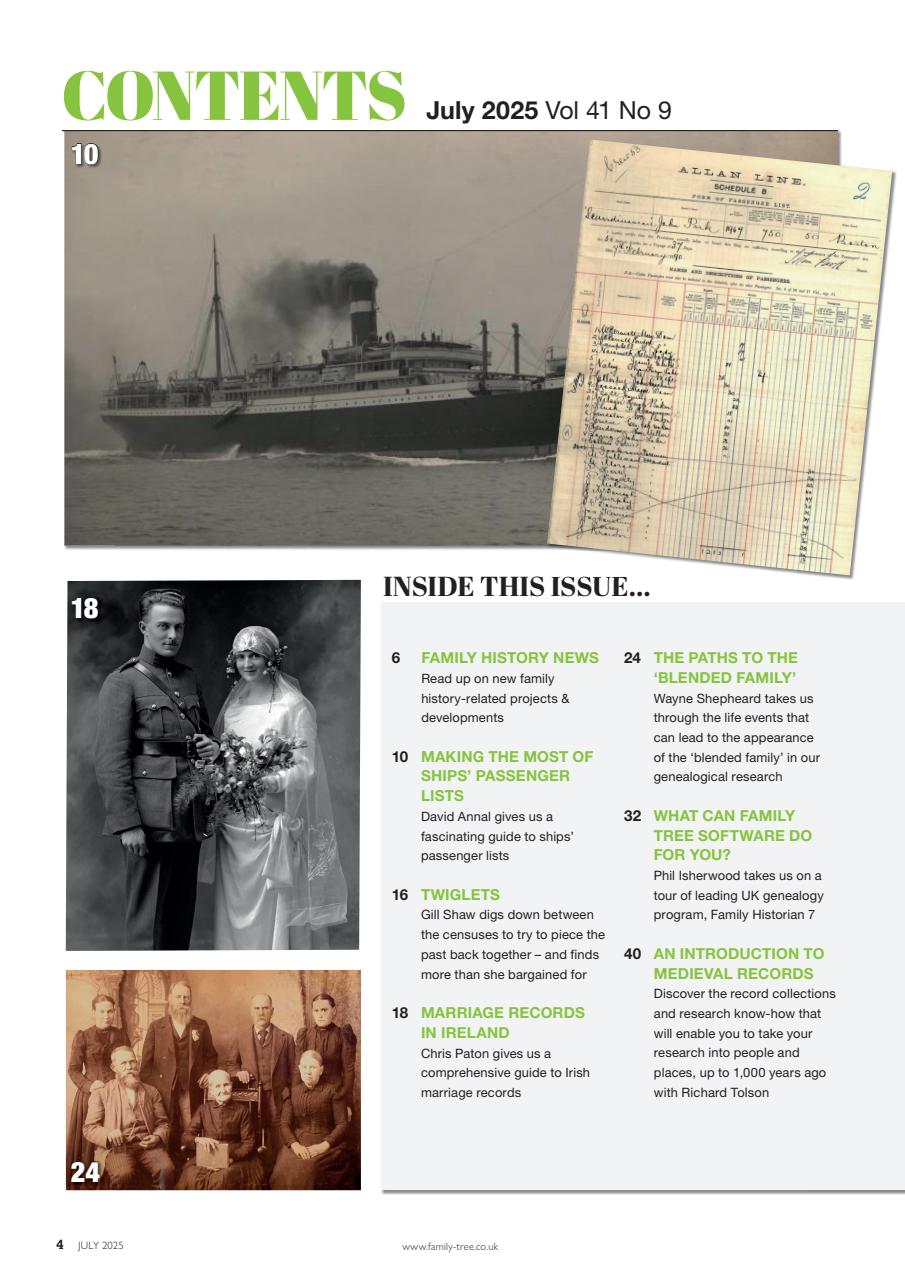 Family Tree Preview Pages