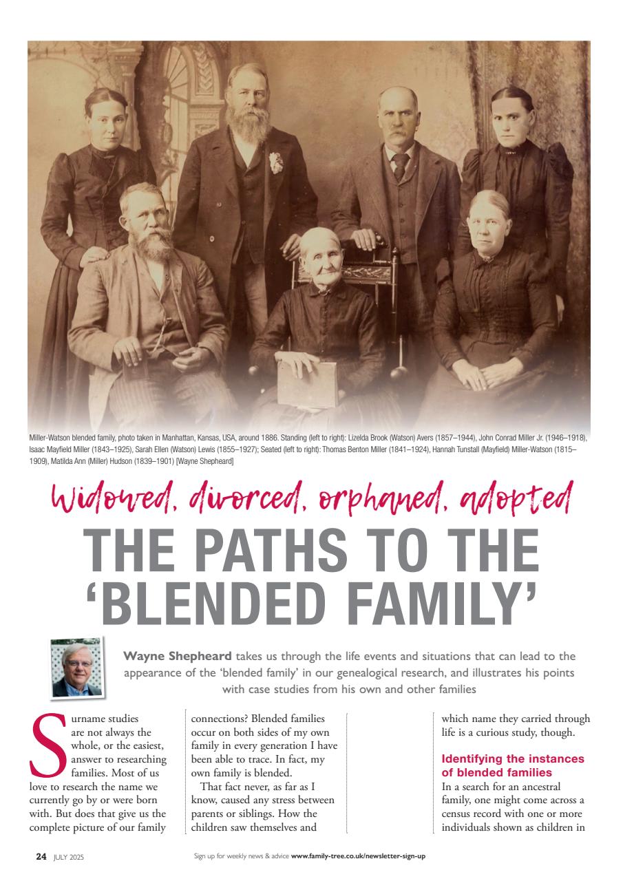 Family Tree Preview Pages