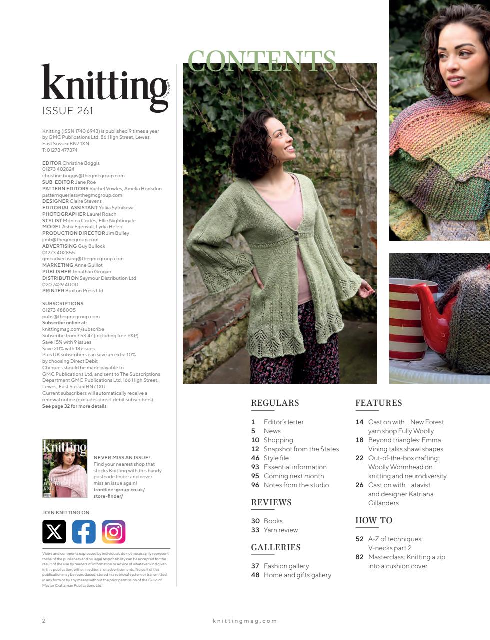 Knitting Preview Pages