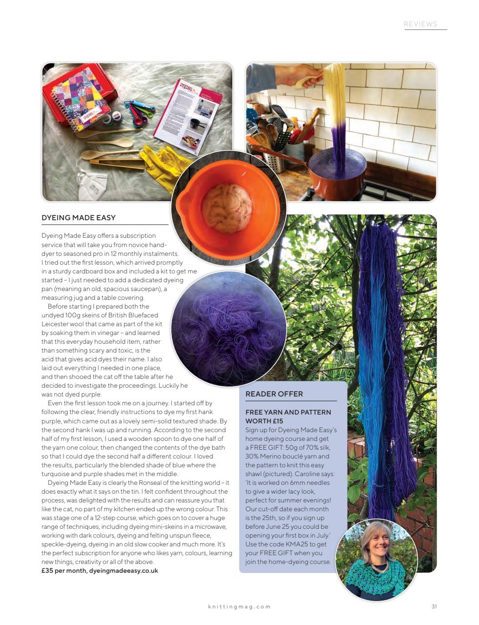 Knitting Preview Pages