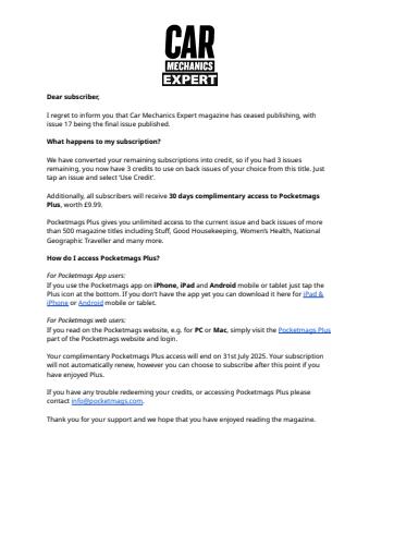 Car Mechanics Expert issue 