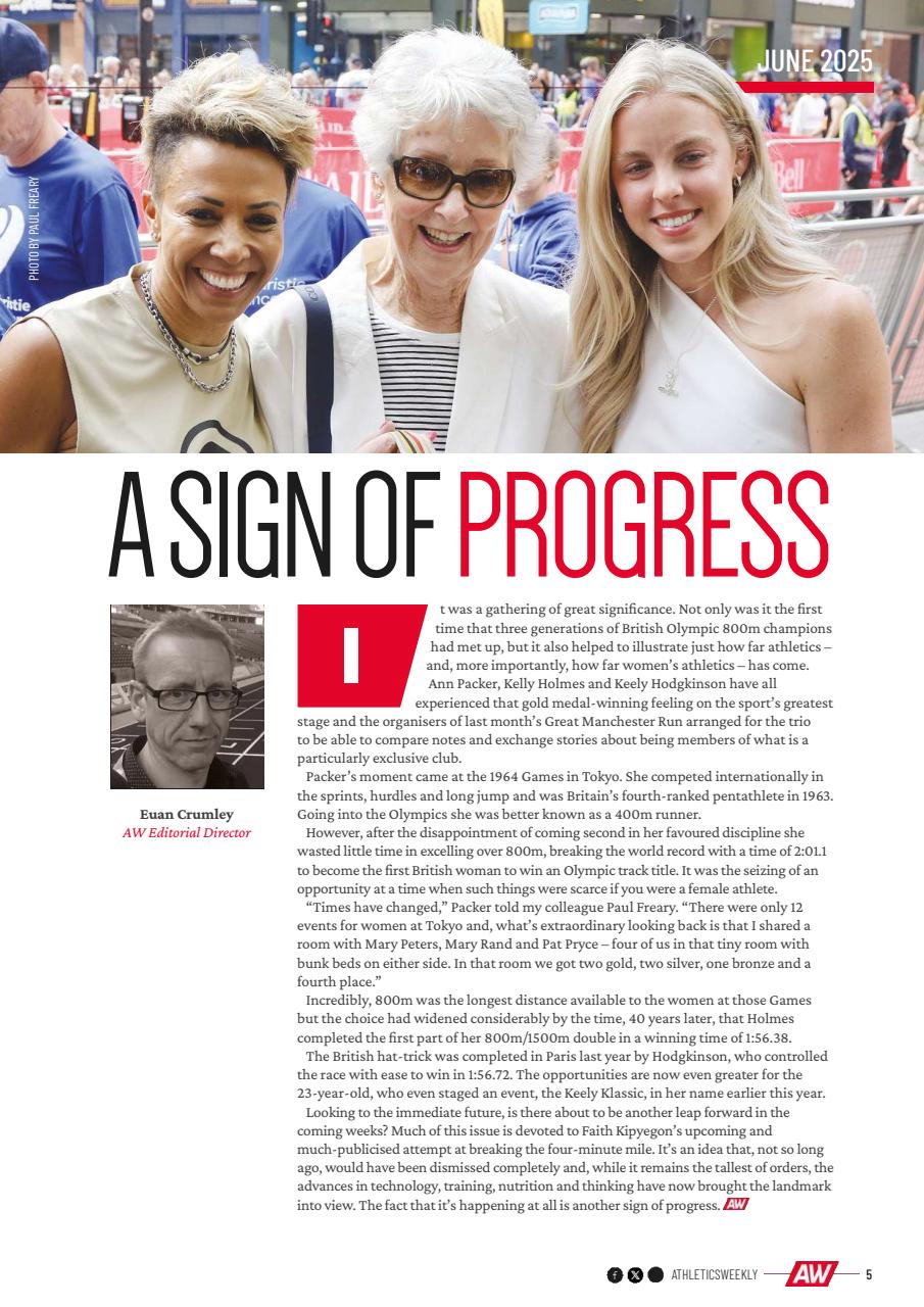 AW – Athletics Weekly Magazine Preview Pages