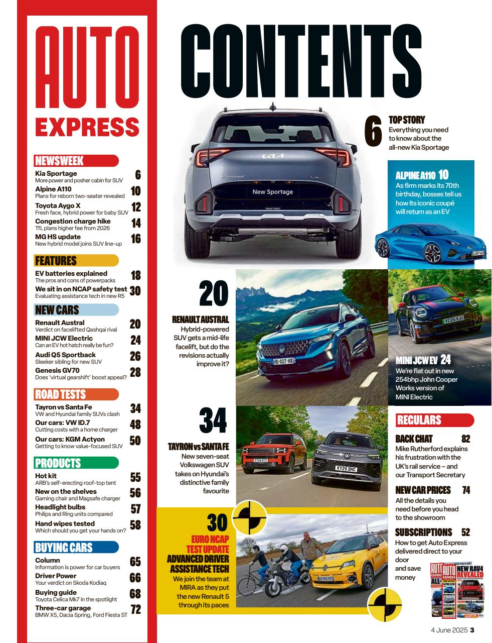 Auto Express Preview Pages
