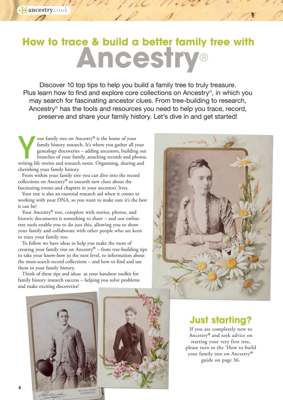 Family Tree Preview Pages