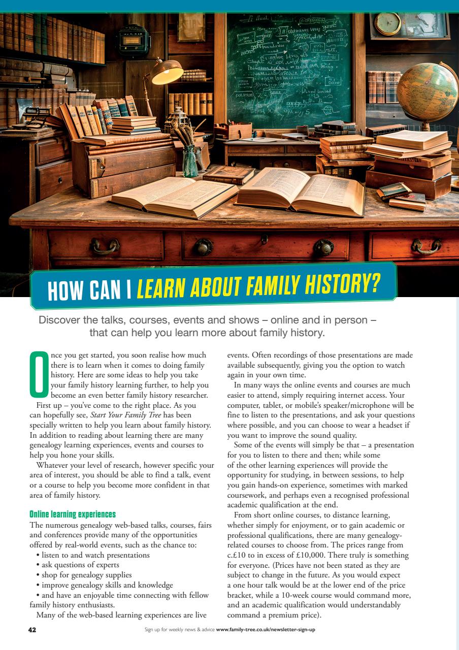 Family Tree Preview Pages