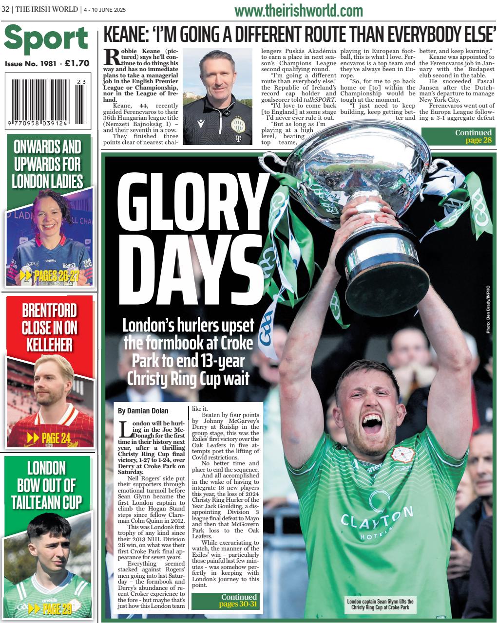 Irish World Preview Pages