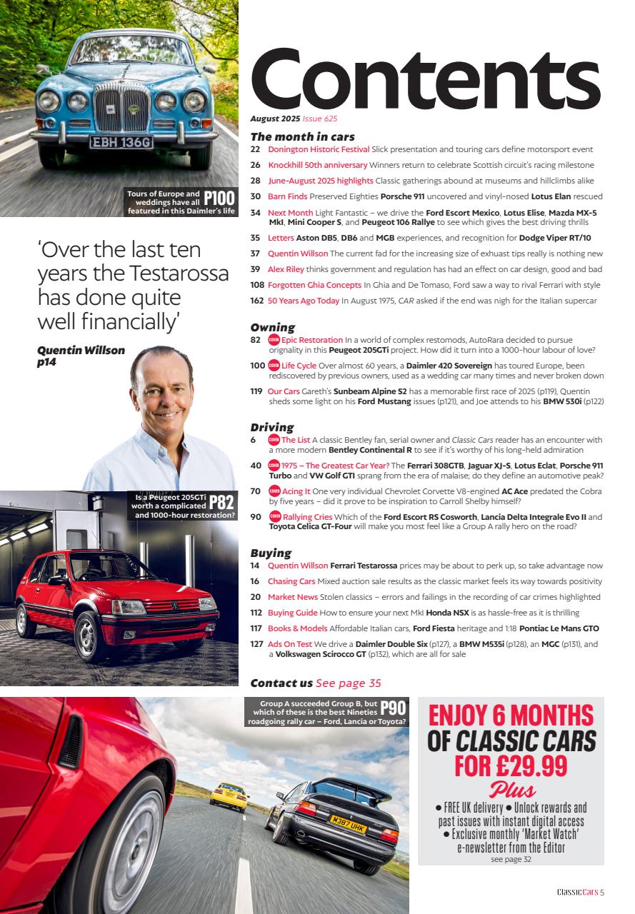 Classic Cars Preview Pages