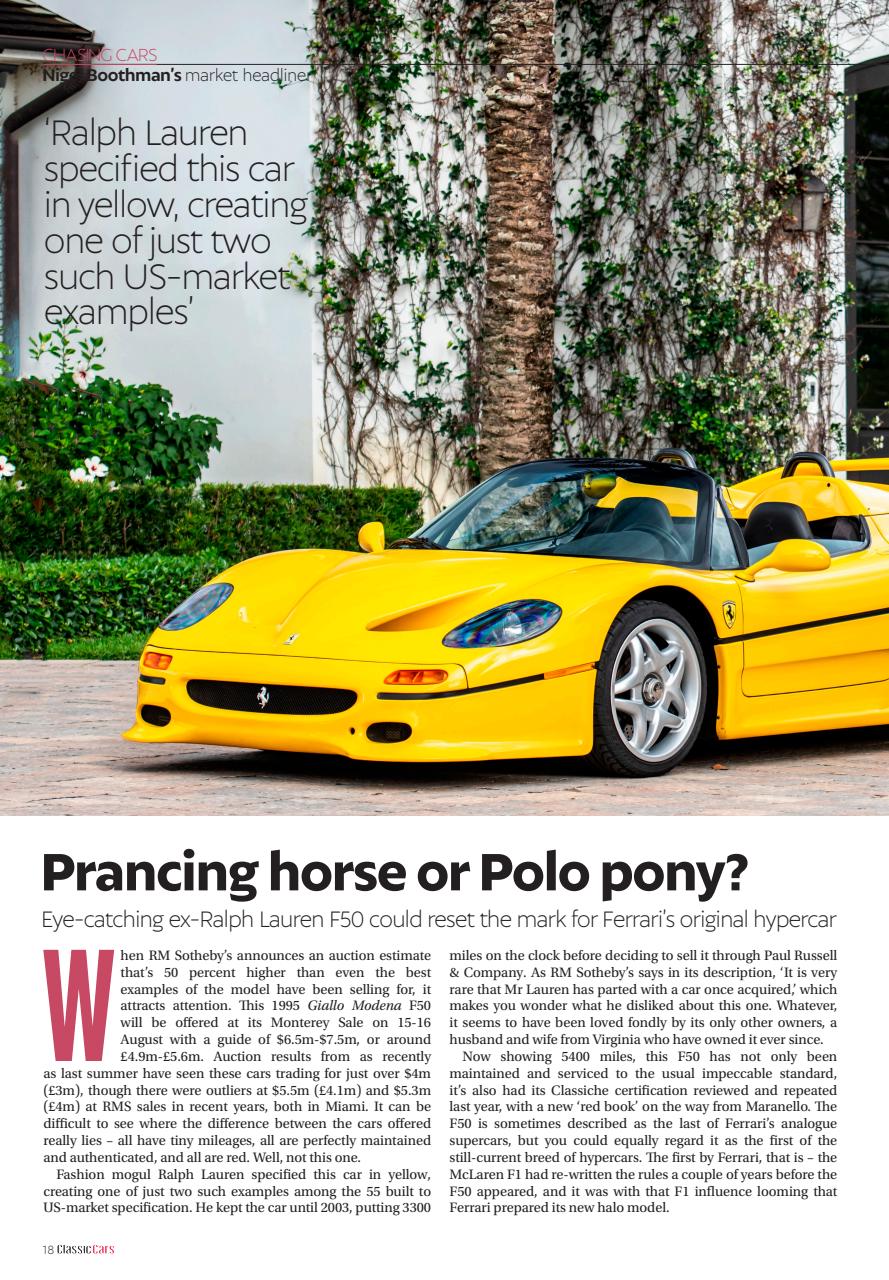 Classic Cars Preview Pages