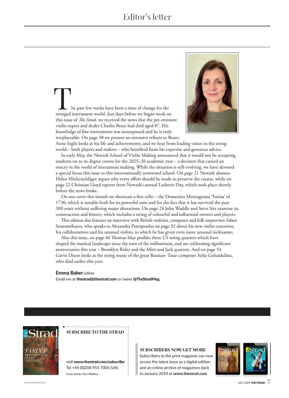 The Strad Preview Pages