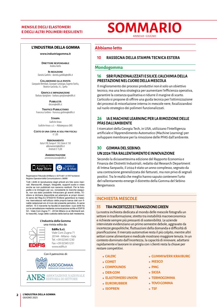 L’industria della Gomma Preview Pages