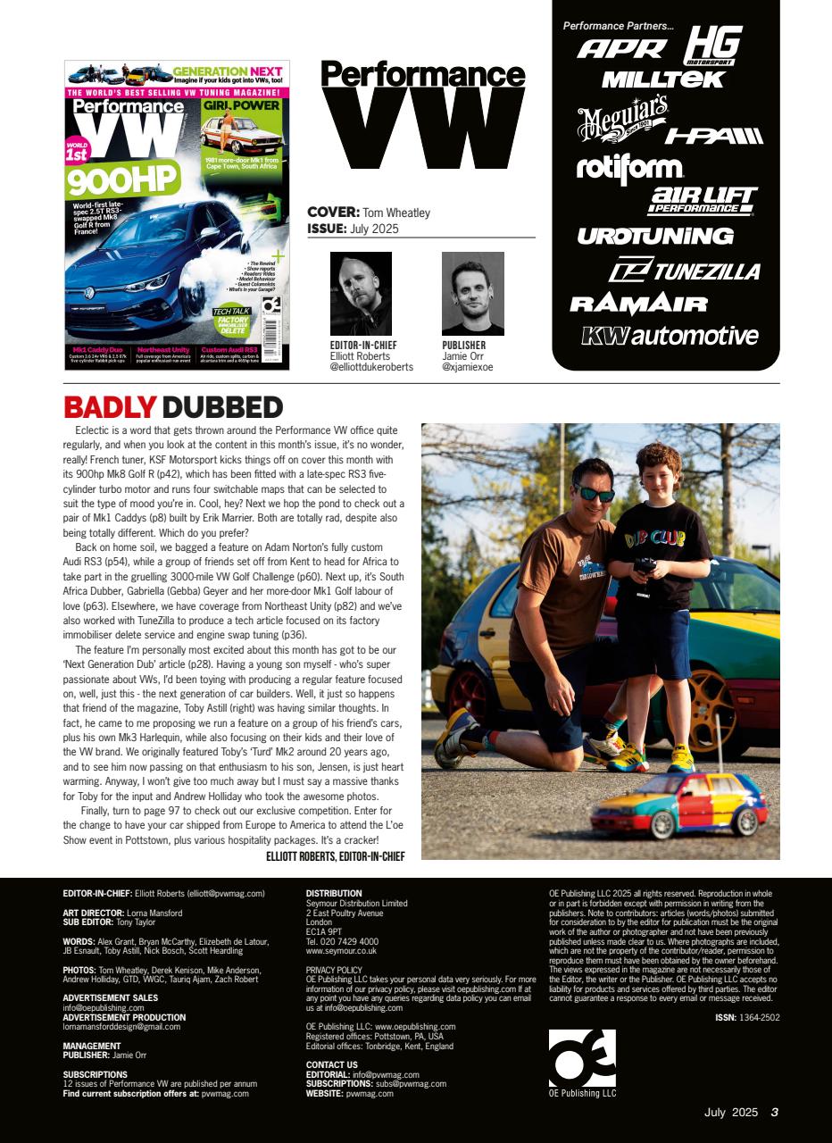 Performance VW Preview Pages