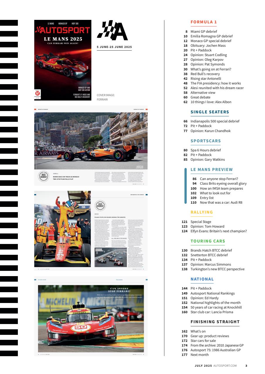 Autosport Preview Pages