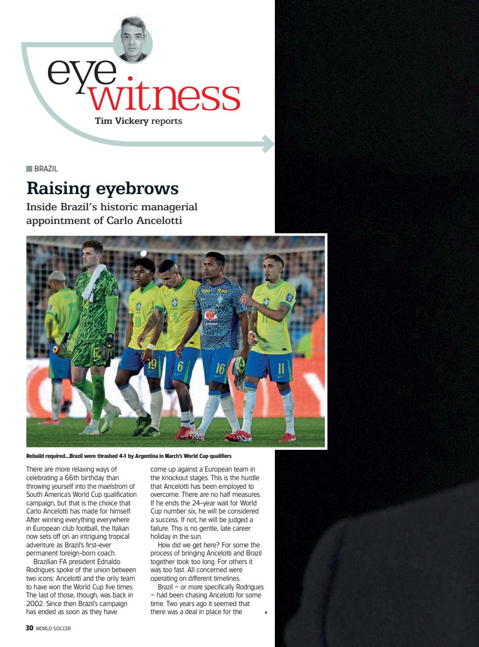 World Soccer Preview Pages