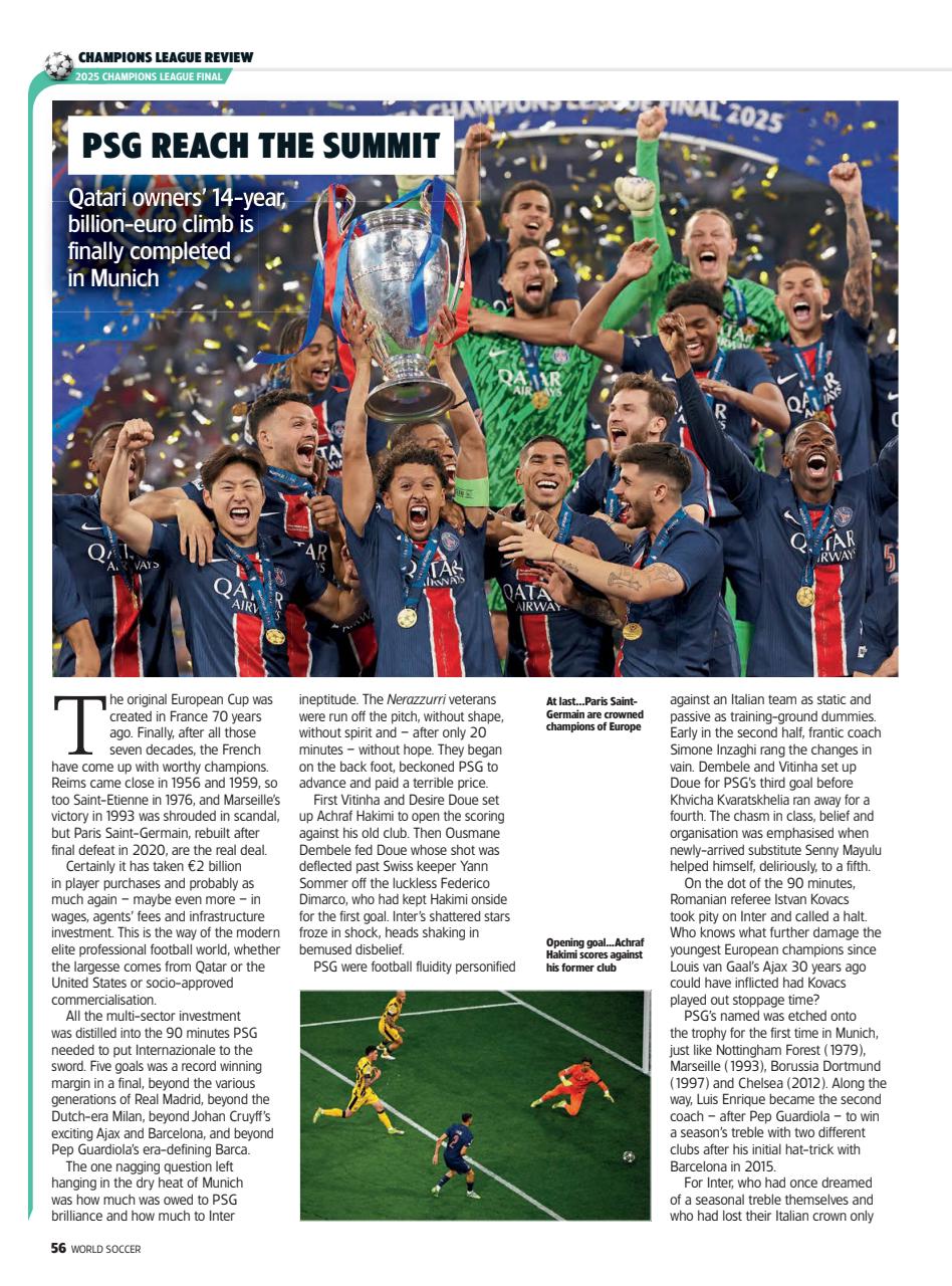 World Soccer Preview Pages