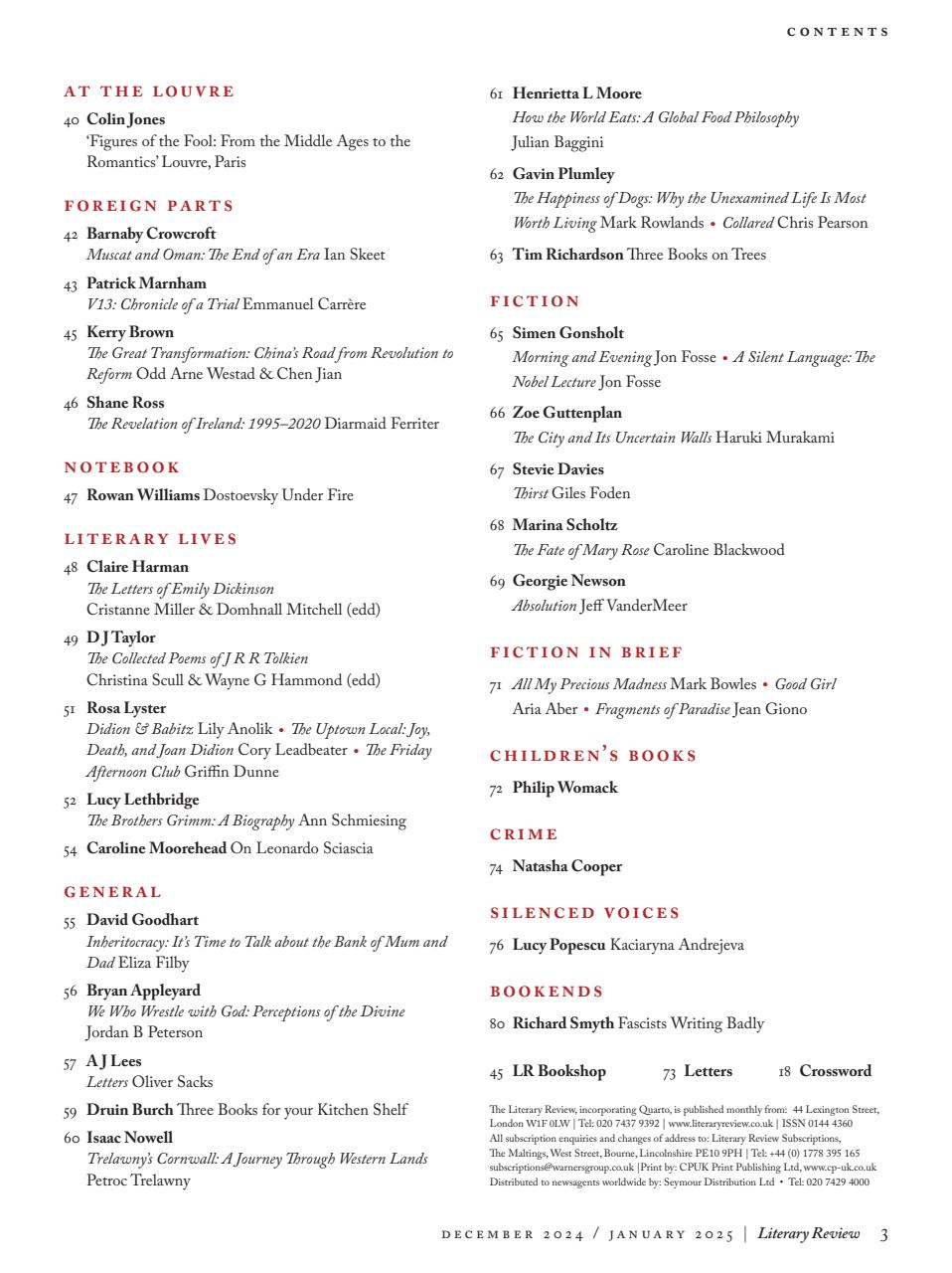 Literary Review Preview Pages
