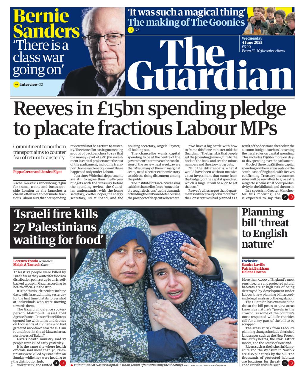 The Guardian Newspaper Preview Pages