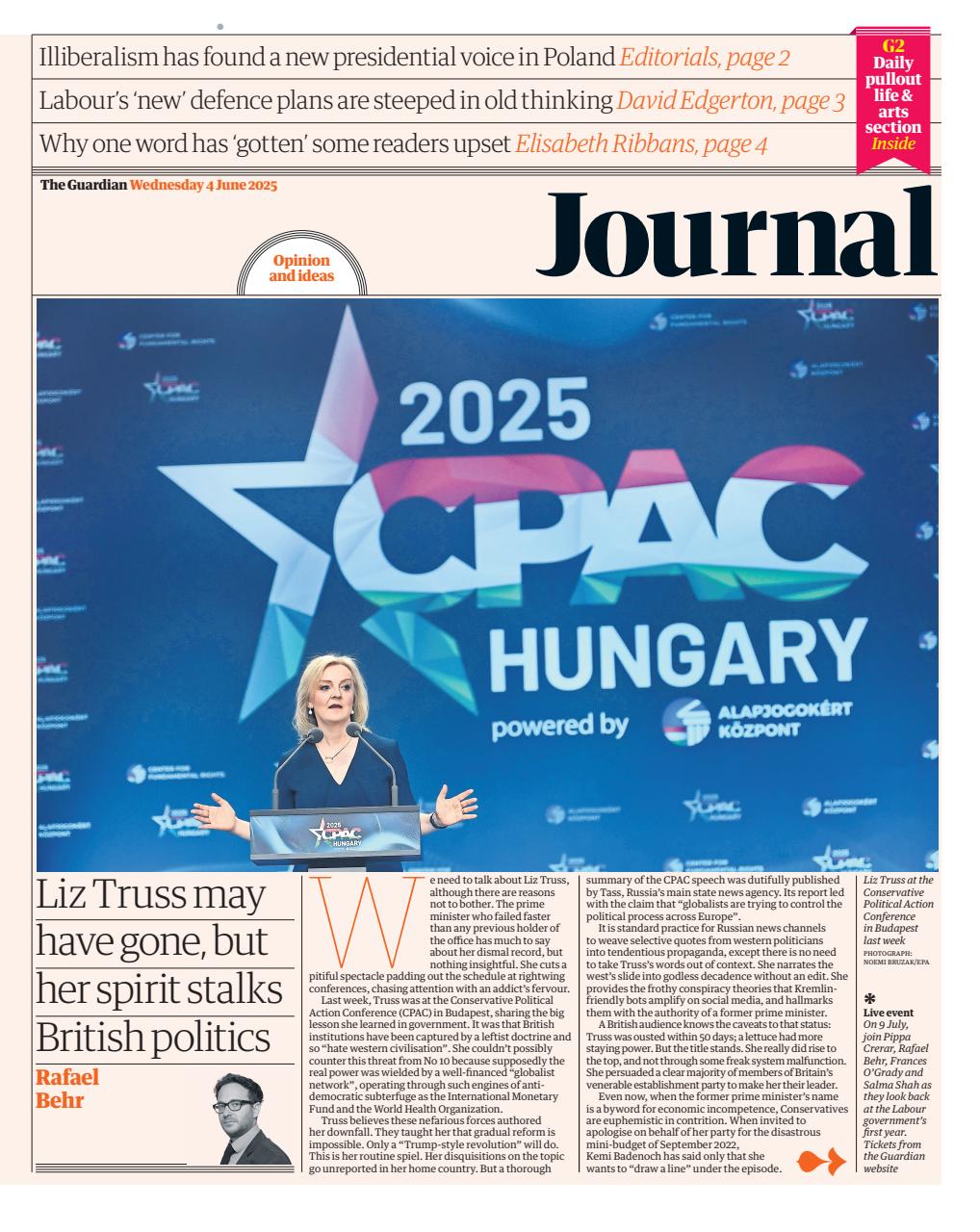 The Guardian Newspaper Preview Pages