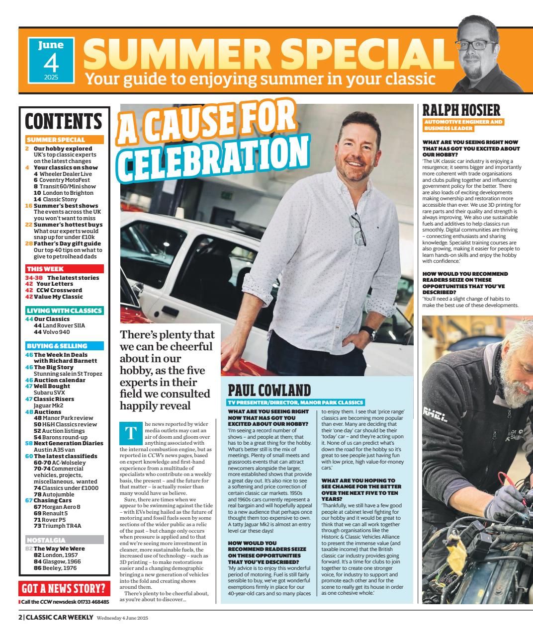 Classic Car Weekly Preview Pages