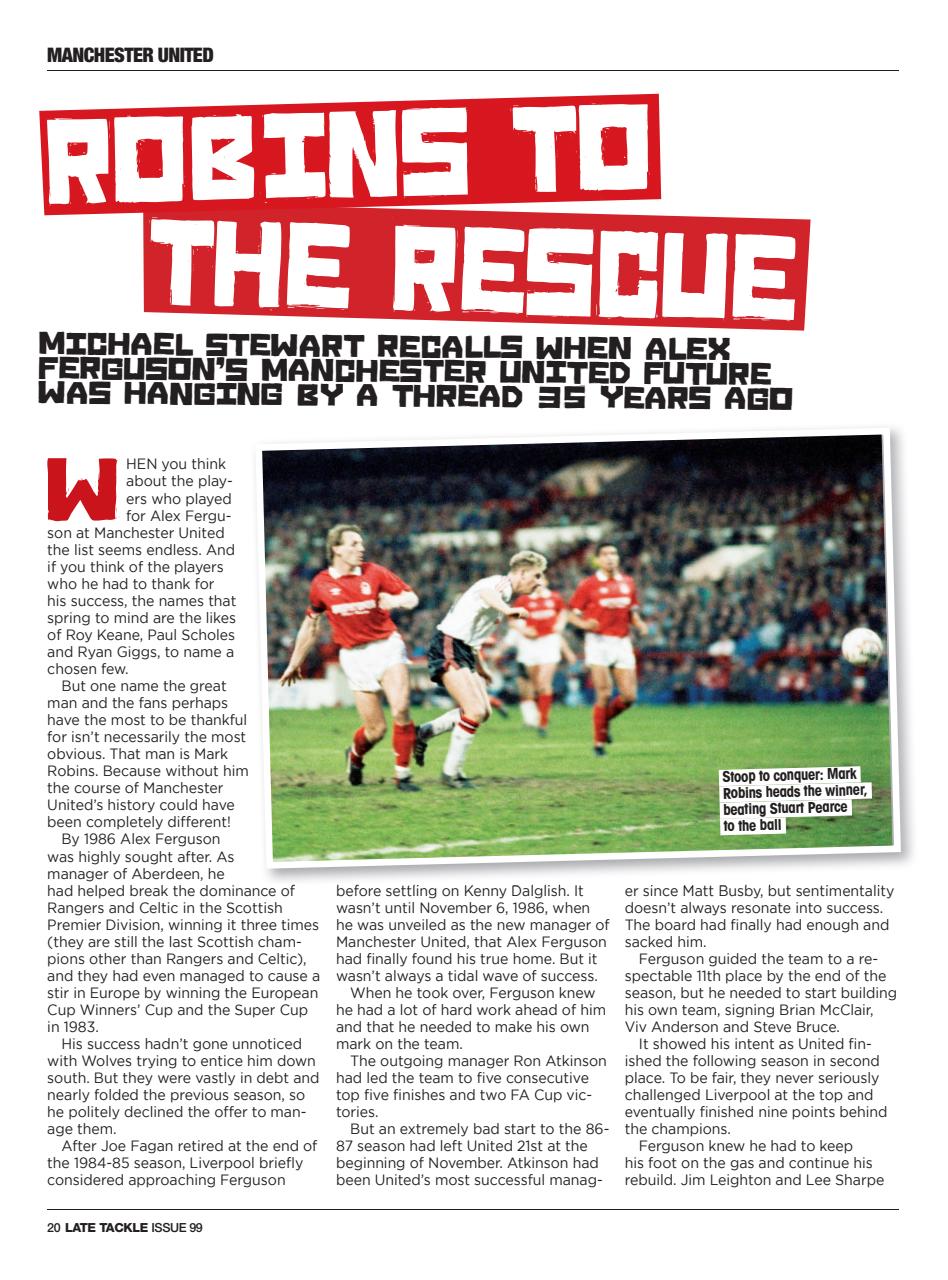 Late Tackle Football Magazine Preview Pages