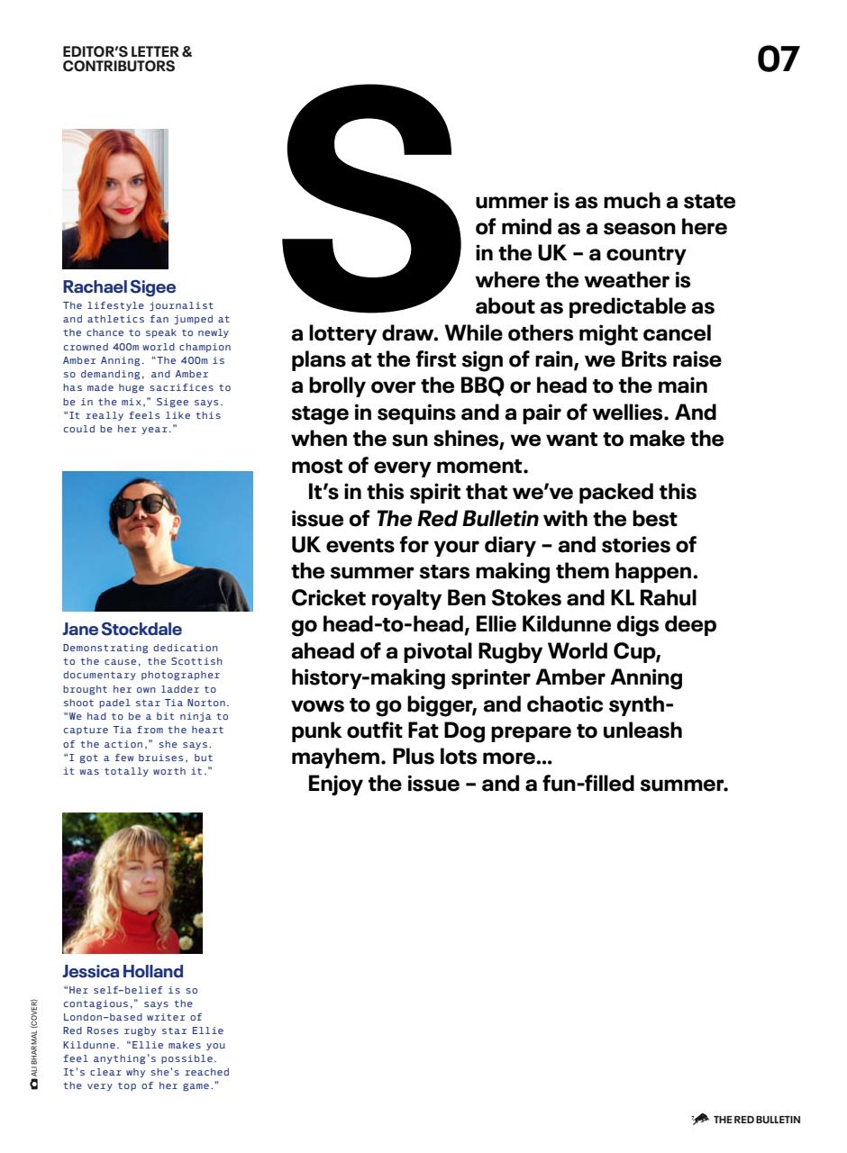 The Red Bulletin UK Edition Preview Pages