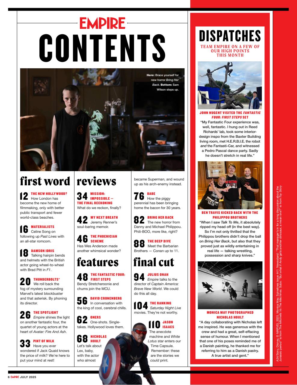 Empire Preview Pages