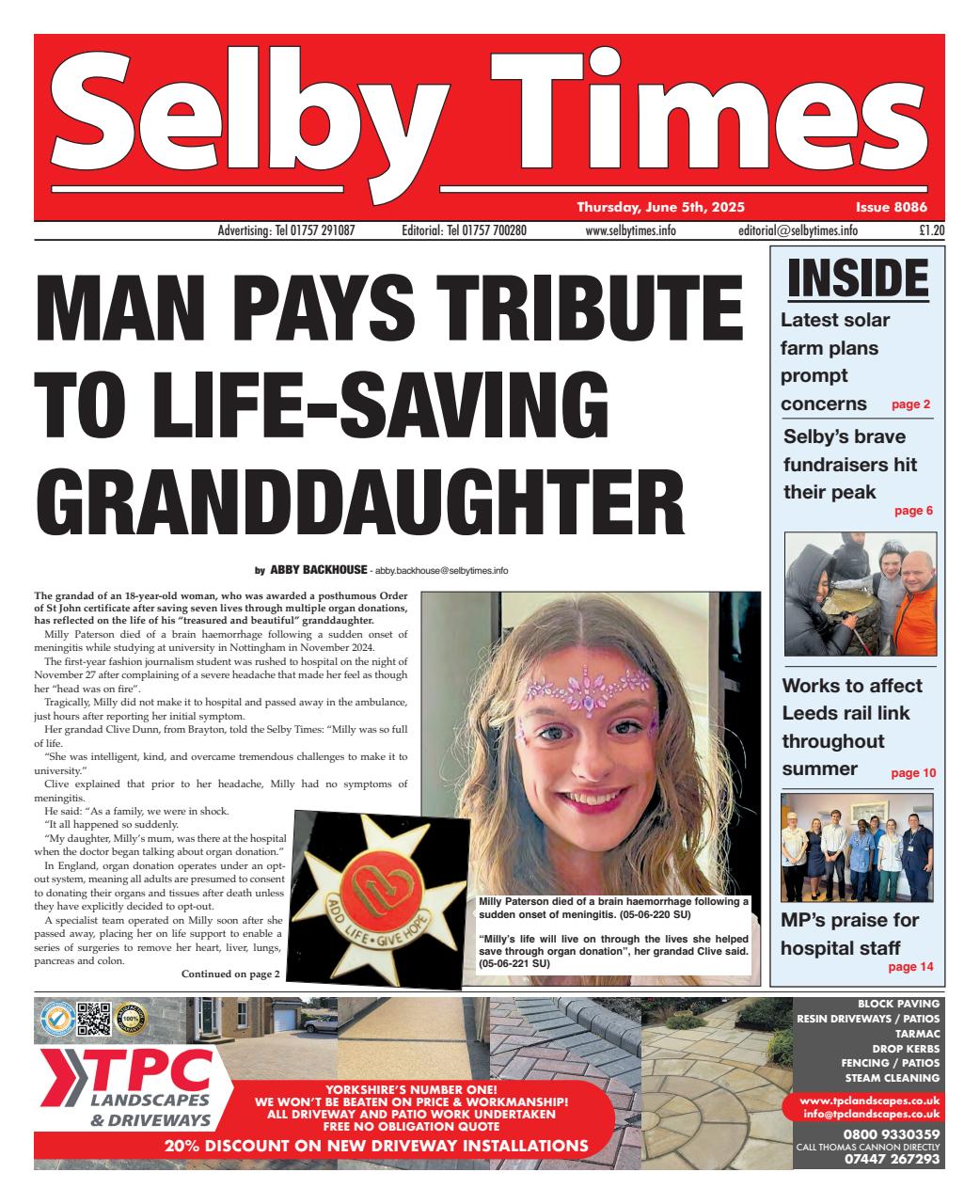 Selby Times Preview Pages