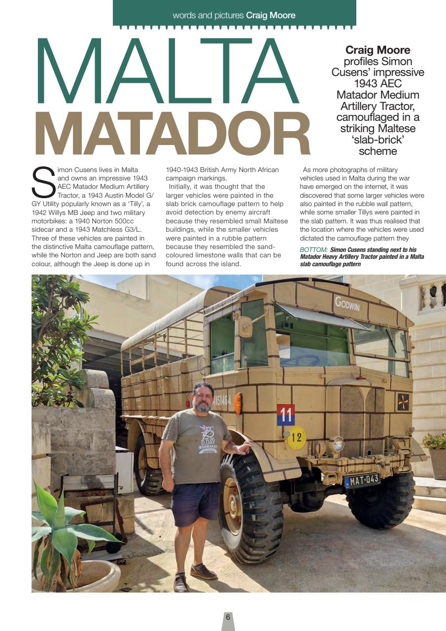 Classic Military Vehicle Preview Pages