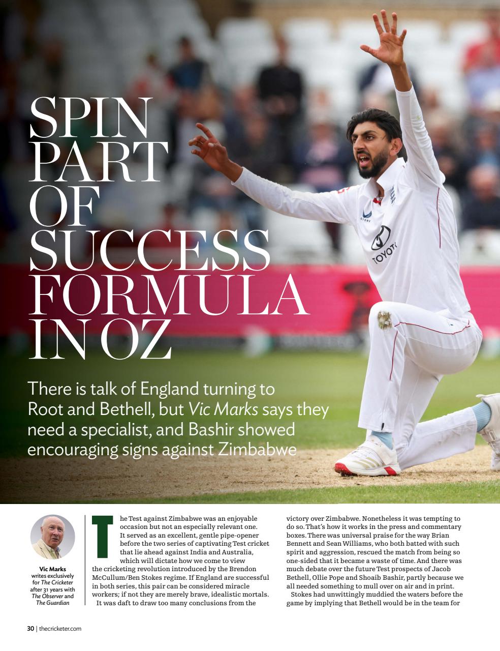 The Cricketer Magazine Preview Pages
