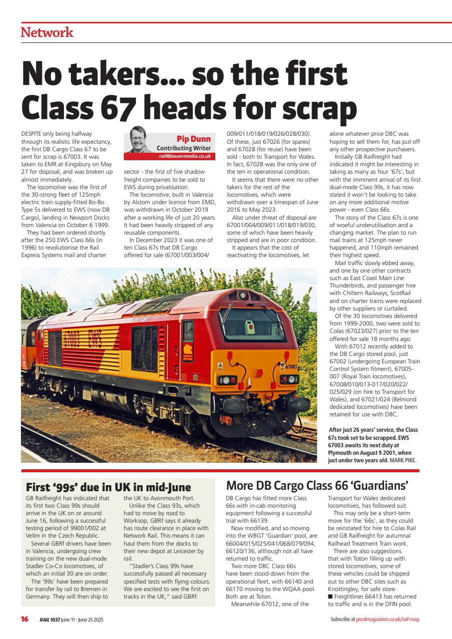 Rail Preview Pages