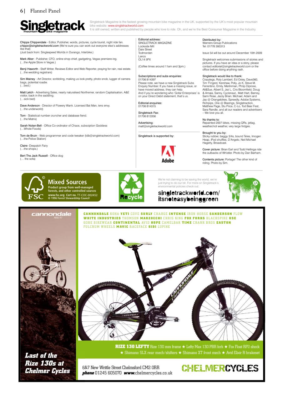 Singletrack Preview Pages