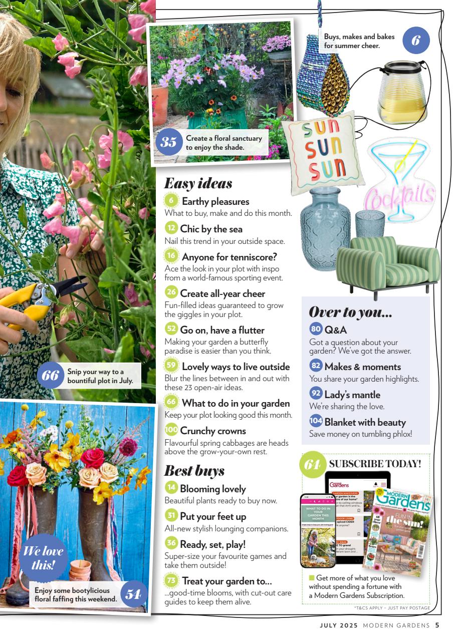 Modern Gardens Preview Pages
