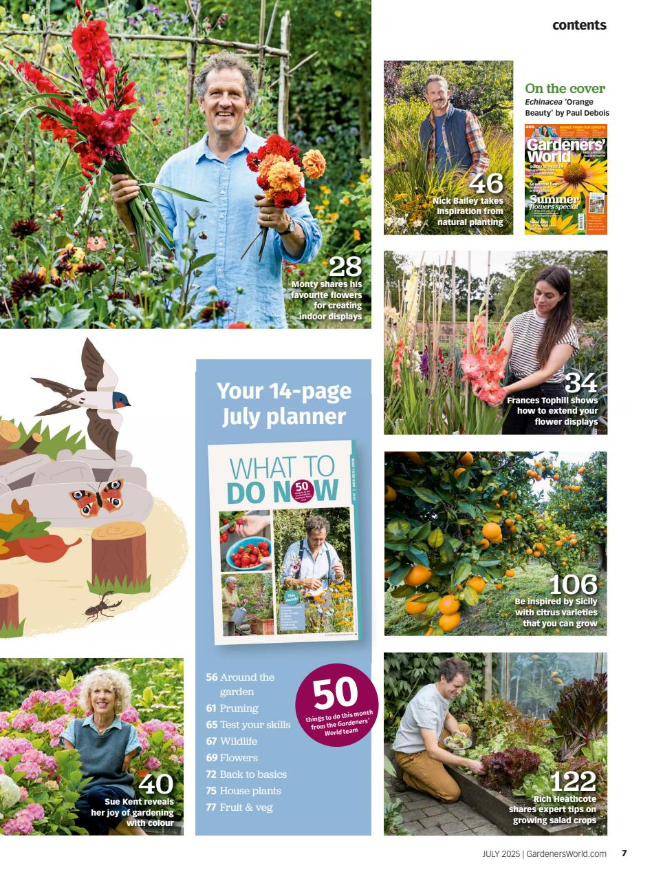 BBC Gardeners’ World Magazine Preview Pages