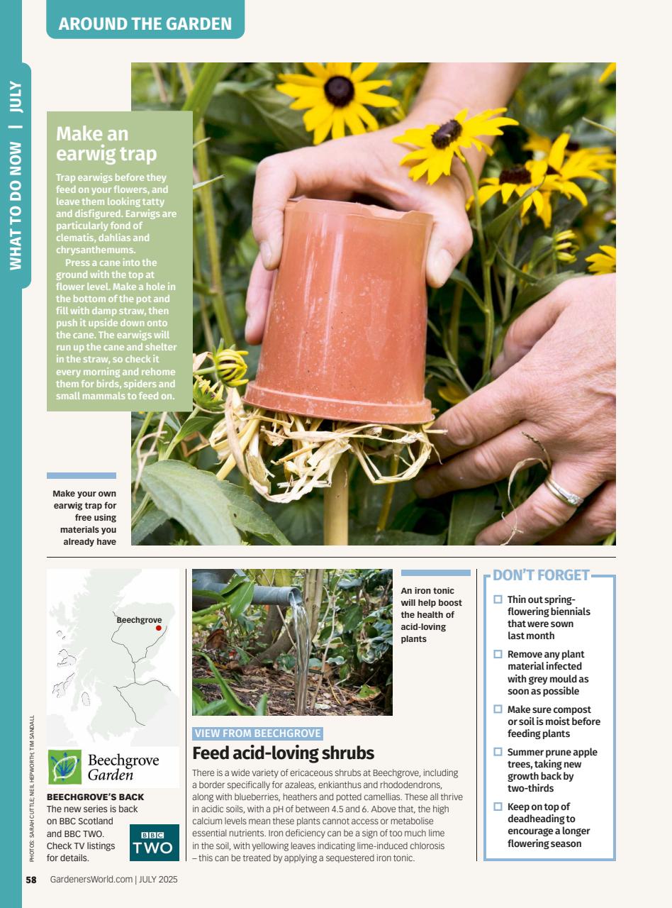 BBC Gardeners’ World Magazine Preview Pages