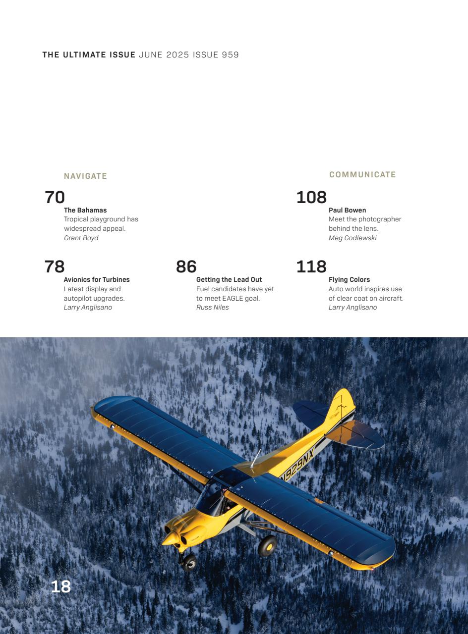 FLYING Magazine Preview Pages