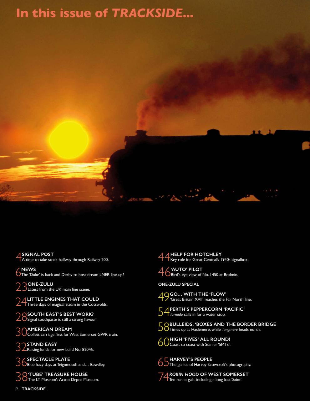 Trackside Preview Pages