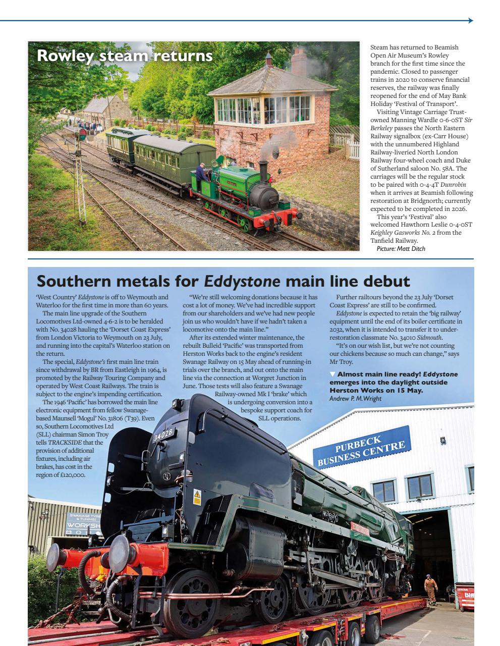 Trackside Preview Pages