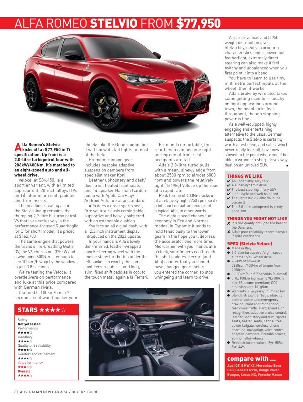 Australian New Car & SUV Buyers Guide Preview Pages