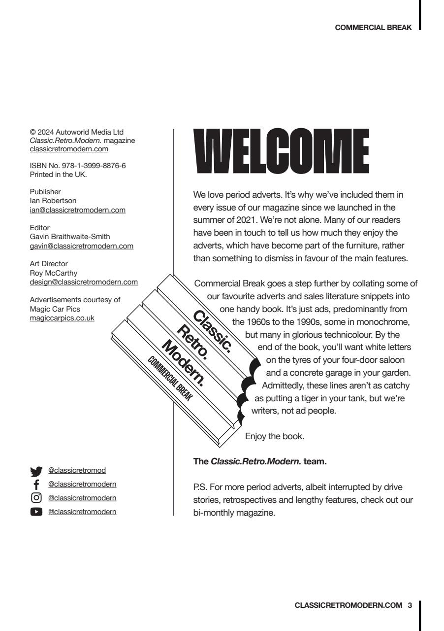 Classic Retro Modern Magazine Preview Pages