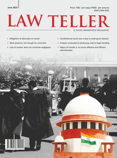 Lawteller – A Legal Awareness Magazine issue 