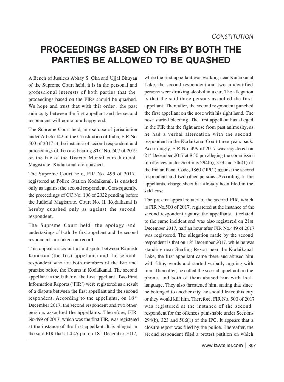 Lawteller – A Legal Awareness Magazine Preview Pages