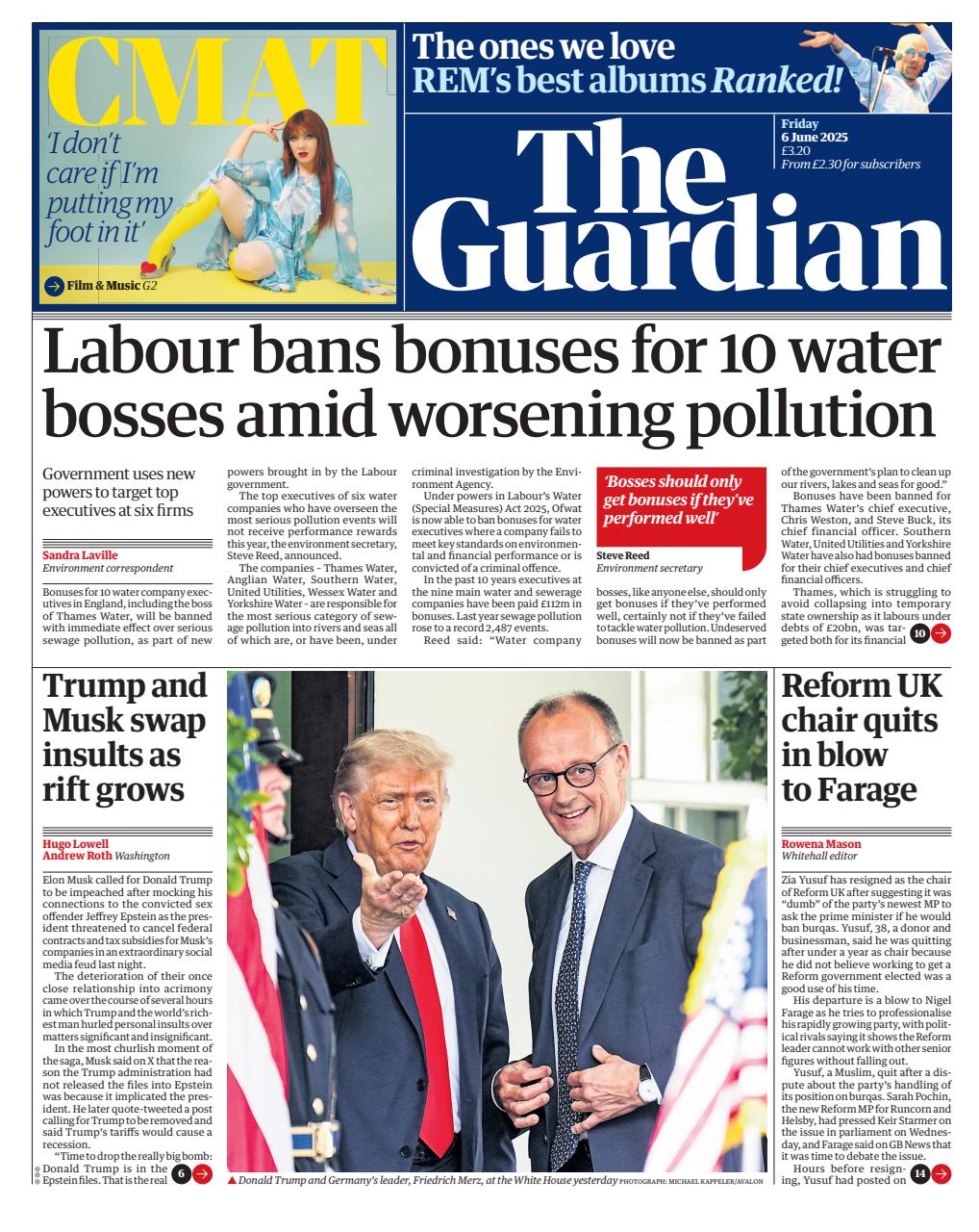 The Guardian Newspaper Preview Pages