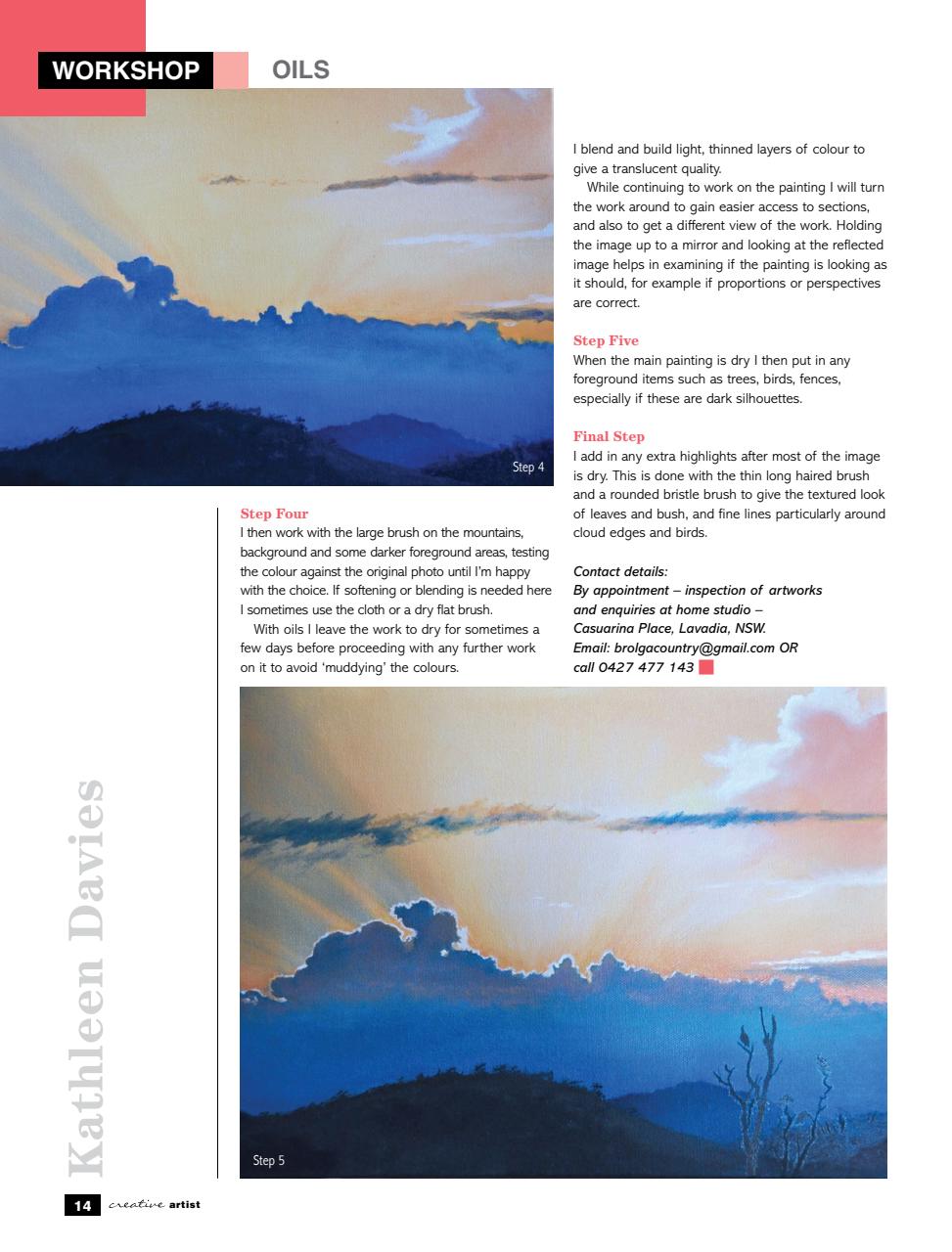 Creative Artist Preview Pages