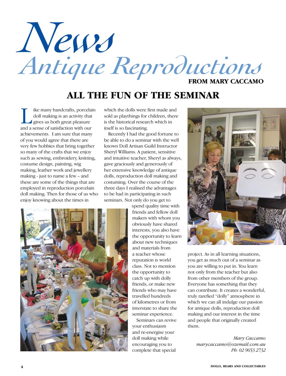 Dolls Bears & Collectables Preview Pages