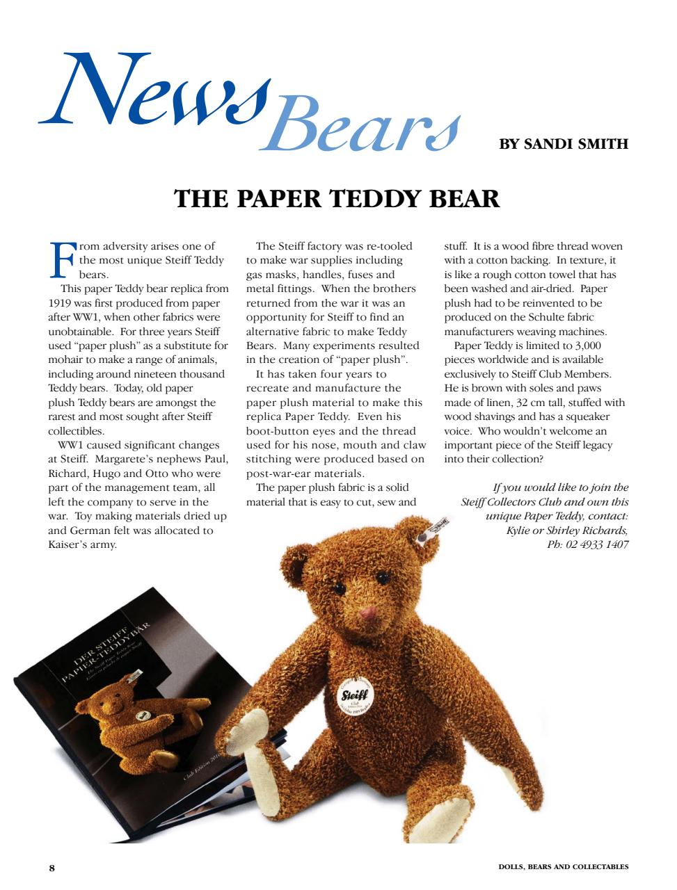Dolls Bears & Collectables Preview Pages
