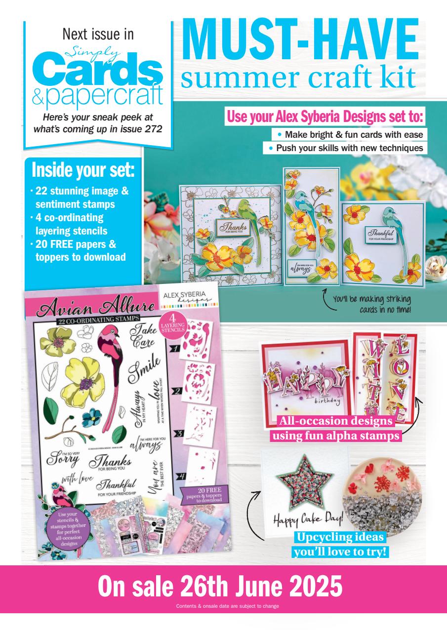 Simply Cards & Papercraft Preview Pages