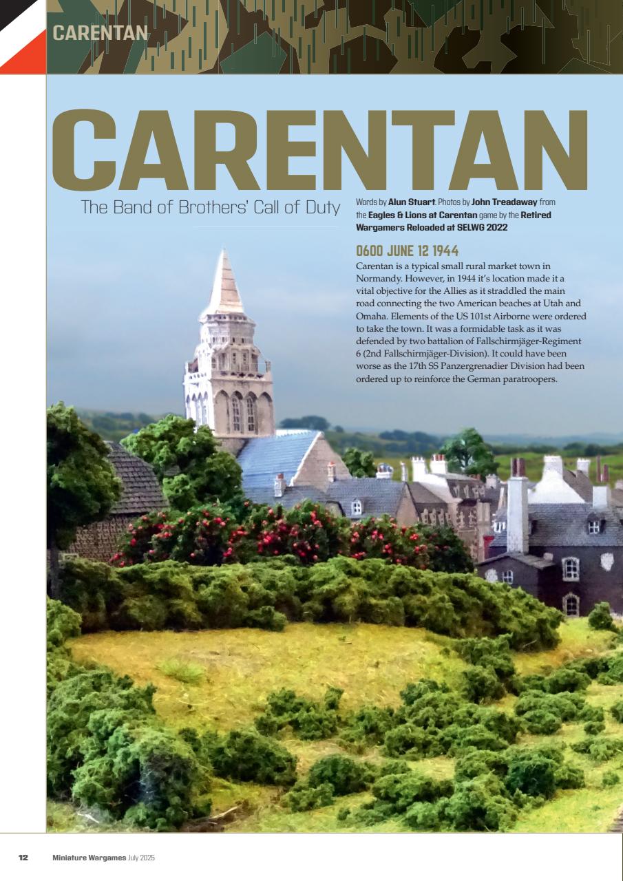 Miniature Wargames Preview Pages
