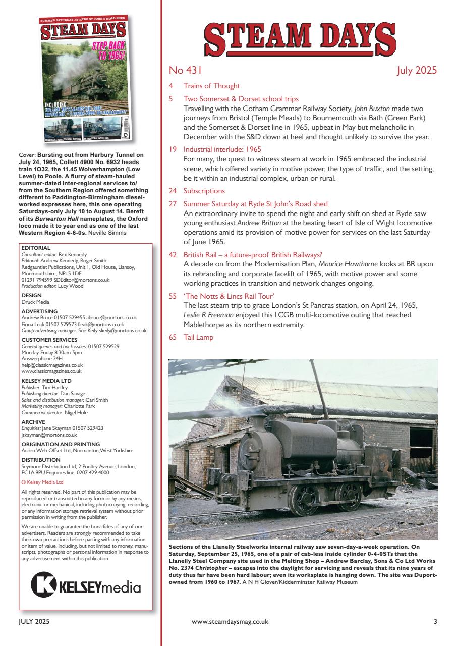 Steam Days Preview Pages